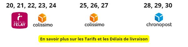 Date livraison pour les fêtes